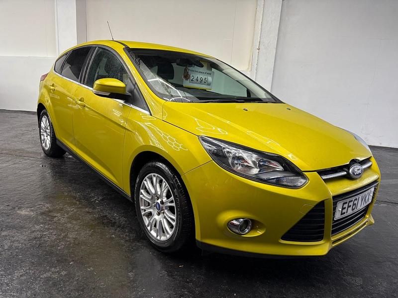 Used Ford Focus Titanium 2012 Yellow Hatchback