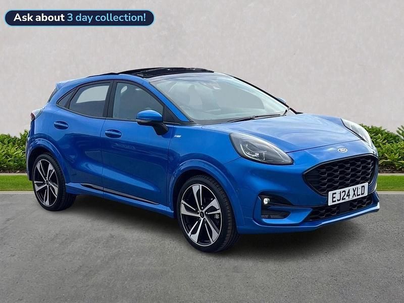 Blue Used 2024 Ford Puma ST-Line X SUV | £22,250 (A bit pricey) - Image 1/4