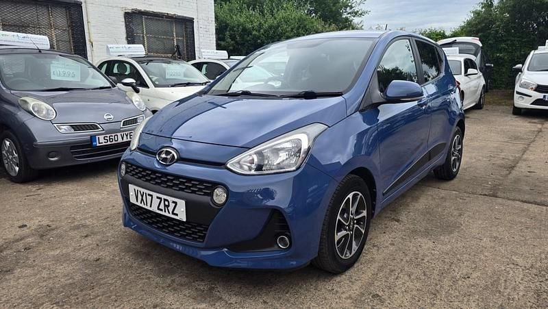 Blue Used 2017 Hyundai i10 Premium Hatchback | £4,995 (Super price) - Image 1/4