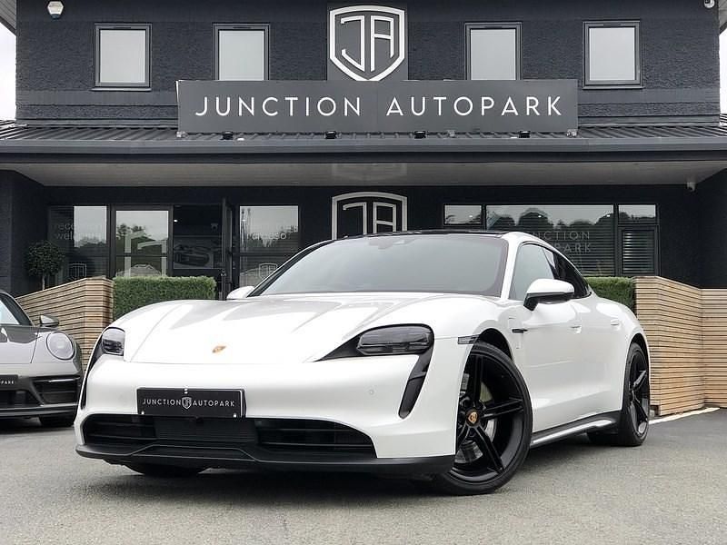 Used Porsche Taycan Performance Package 389 kW (530 HP) 2023 White Sedan