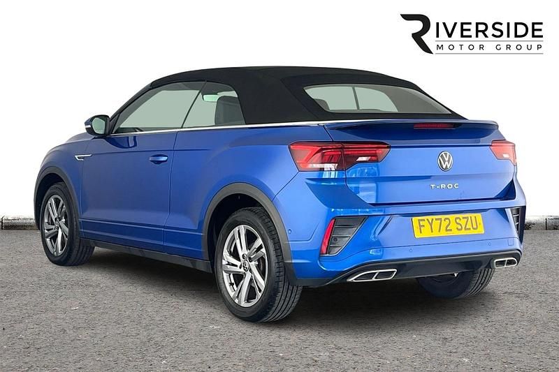 Used VW T-Roc Cabriolet R-line 150 HP (110 kW) 2022 Blue Cabriolet