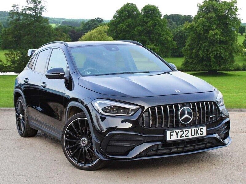 Black Used 2022 Mercedes GLA35 AMG Premium Plus SUV | £34,992 (Fair price) - Image 1/4