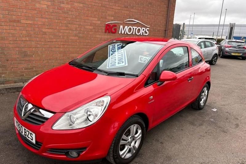 Red Used 2010 Vauxhall Corsa Hatchback | £2,995 (Good price) - Image 1/1