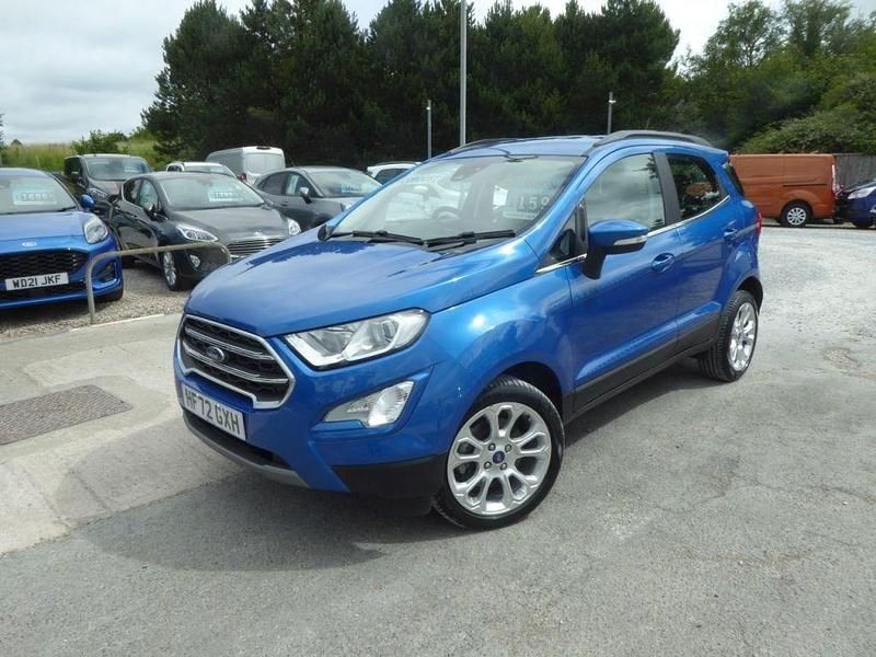 Lightning blue Used 2022 Ford Ecosport Titanium SUV | £13,495 (Fair price) - Image 1/4