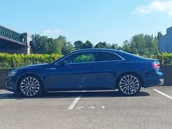 Used Audi A5 S-Line 190 HP (139 kW) 2017 Blue Coupe