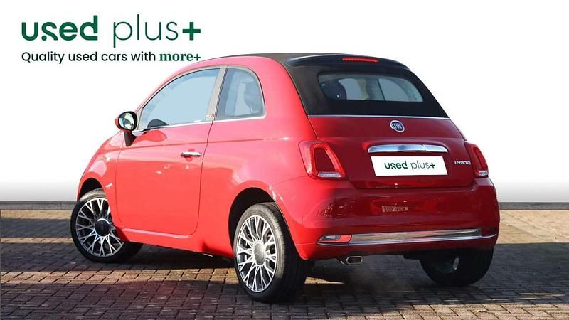 Used Fiat 500 Dolcevita 70 HP (51 kW) 2022 Red Cabriolet