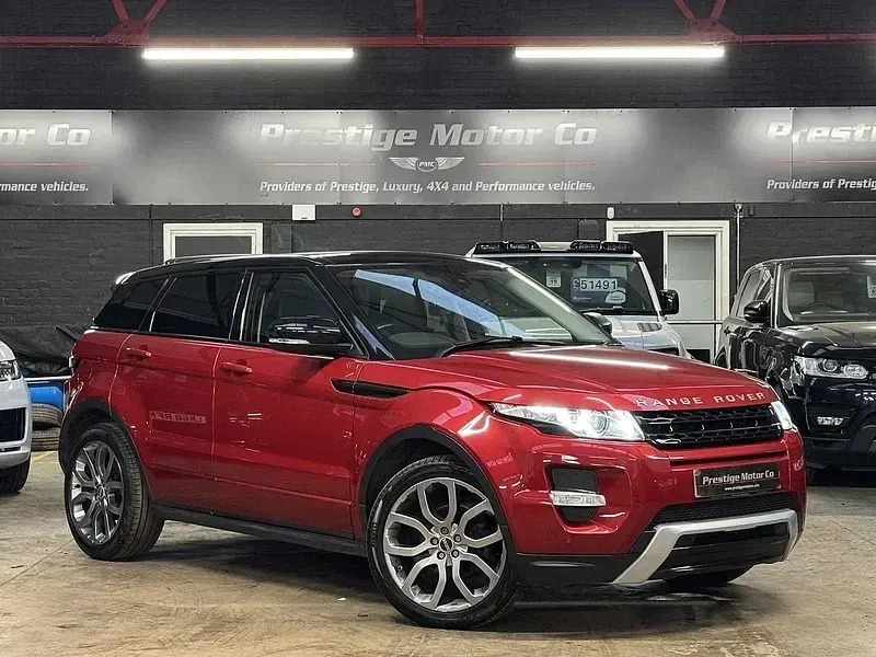Used Land Rover Range Rover evoque Dynamic 190 HP (139 kW) 2012 Red SUV