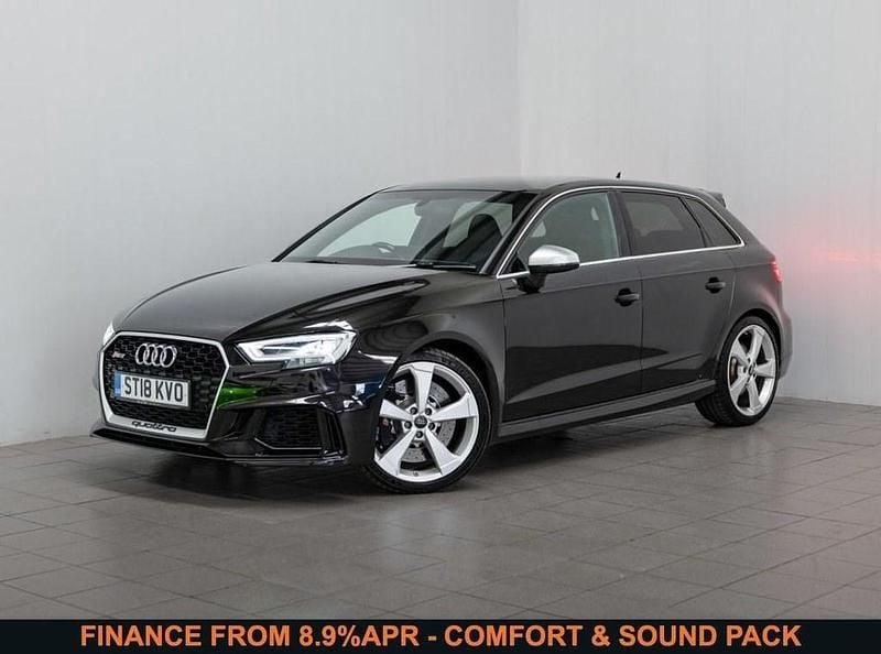 Black Used 2018 Audi RS3 Design Hatchback | £31,920 (Fair price) - Image 1/4