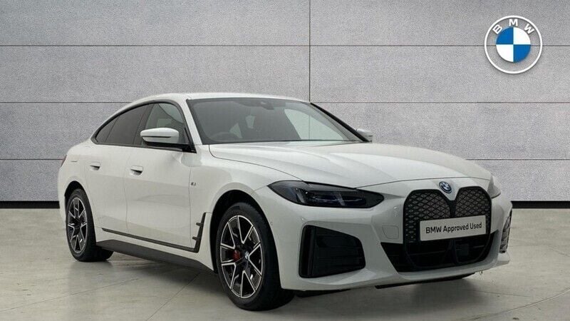 White New 2025 BMW i4 M Sport Sedan | £45,985 - Image 1/4
