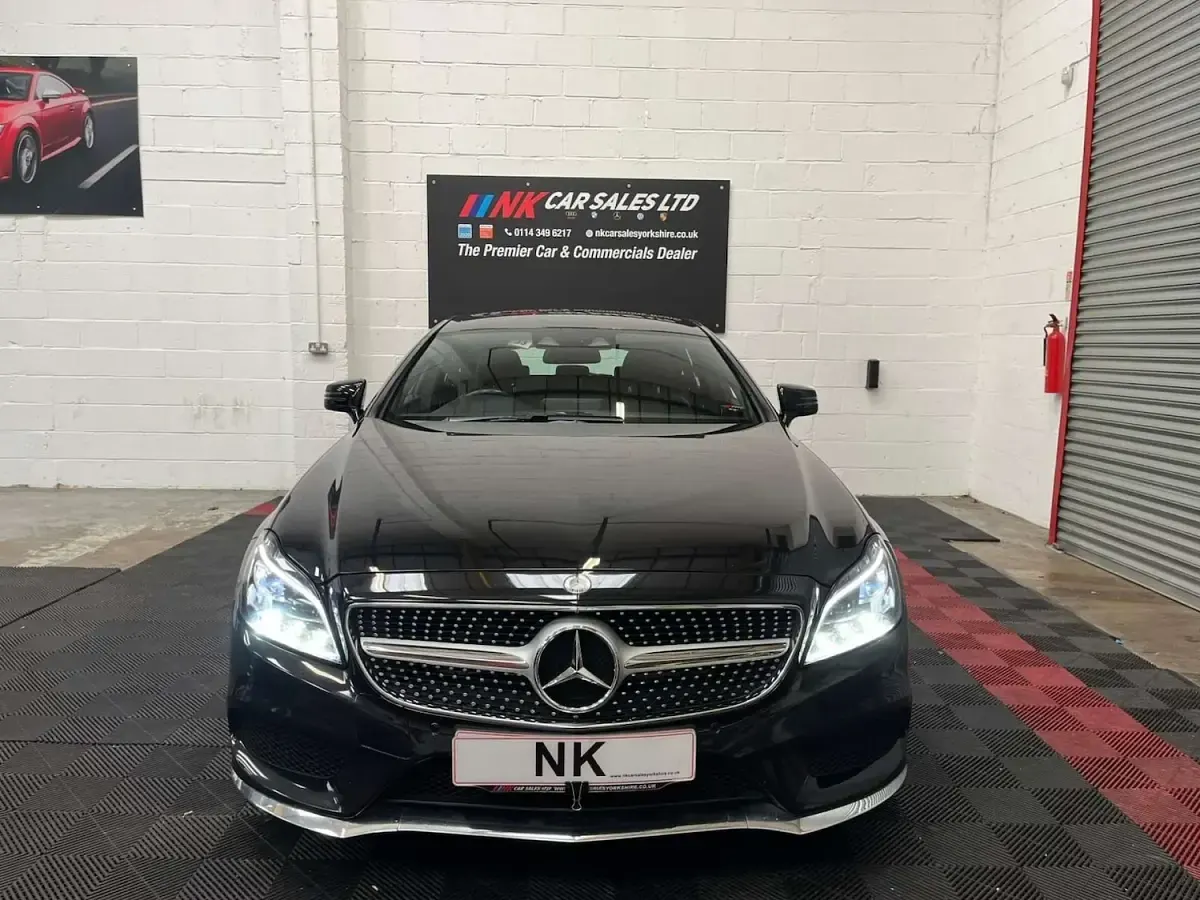Used Mercedes CLS350 AMG line 258 HP (189 kW) 2015 Black Estate