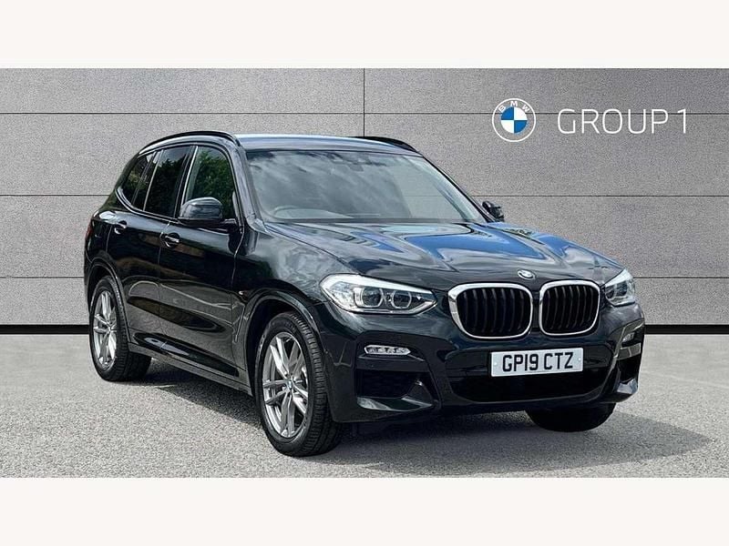 Black Used 2019 BMW X3 M Sport SUV | £24,650 (Good price) - Image 1/4