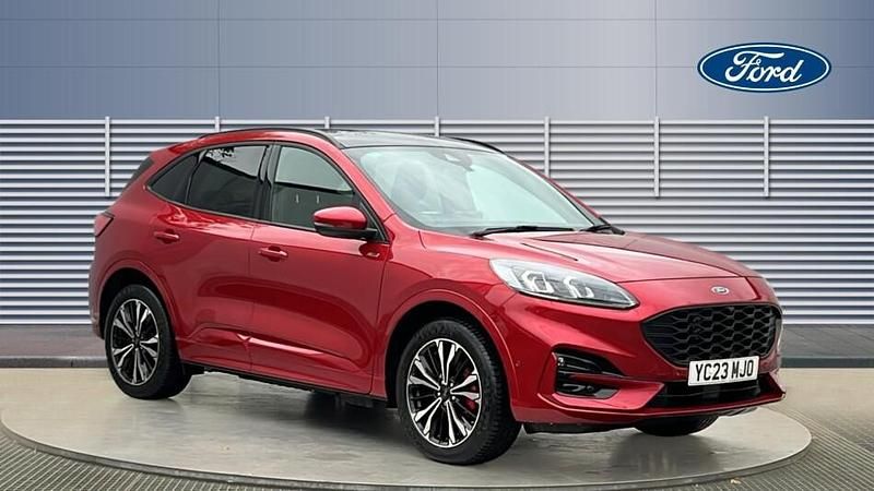 Red Used 2023 Ford Kuga ST-Line X SUV | £21,899 (Fair price) - Image 1/3