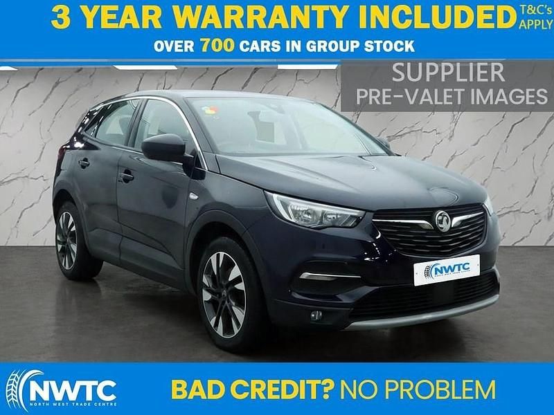 Used Vauxhall Grandland X Sport 130 HP (95 kW) 2019 Blue SUV