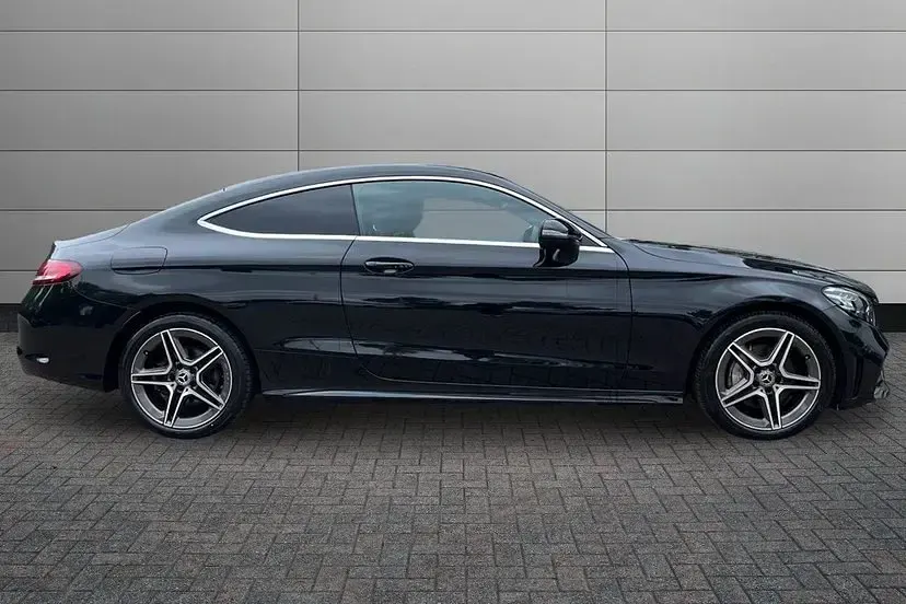 Used Mercedes C220 AMG line 194 HP (142 kW) 2022 Black Coupe
