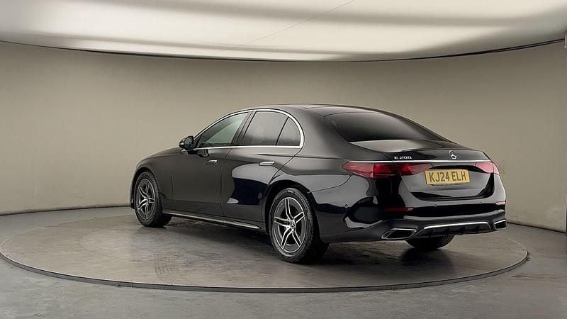 Used Mercedes E200 AMG line 2024 Obsidian black Sedan