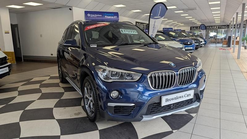 Blue Used 2016 BMW X1 xLine SUV | £10,995 (Expensive) - Image 1/4