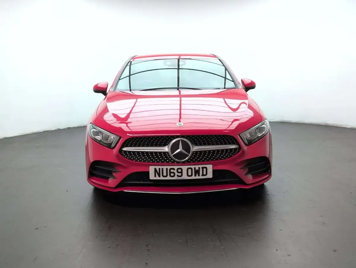Used Mercedes A200 AMG Line Premium 163 HP (119 kW) 2019 Red Hatchback