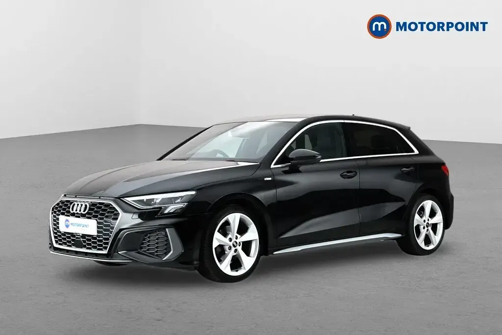 Used Audi A3 S-Line 2023 Black Sedan