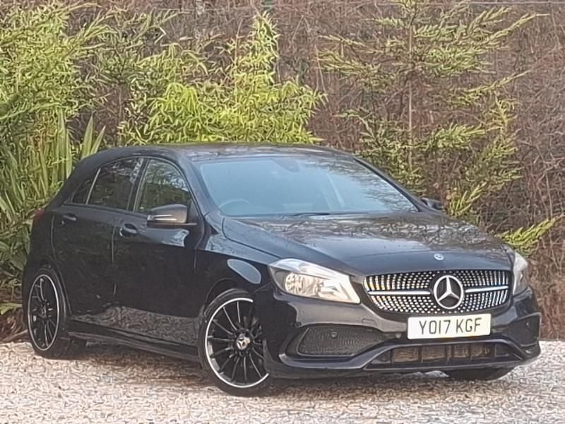 Black Used 2017 Mercedes A180 AMG line Hatchback | £10,698 (Fair price) - Image 1/4