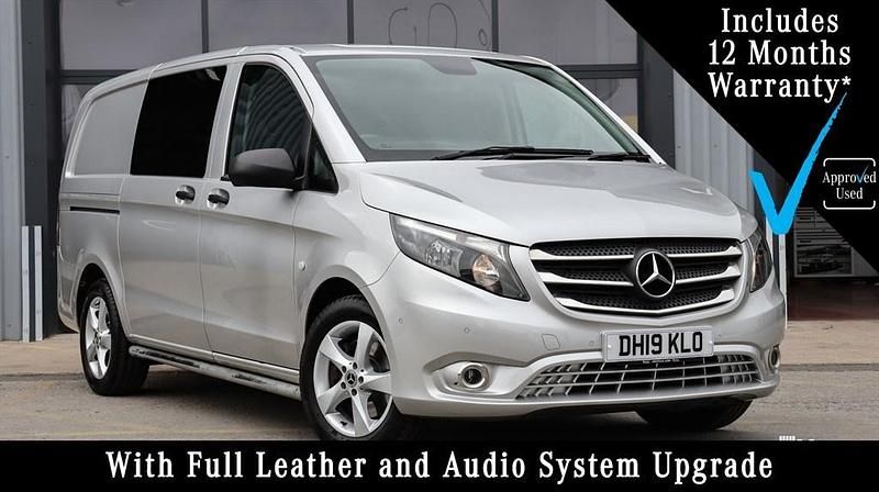 Brilliant silver metallic Used 2019 Mercedes Vito MPV | £19,950 - Image 1/4