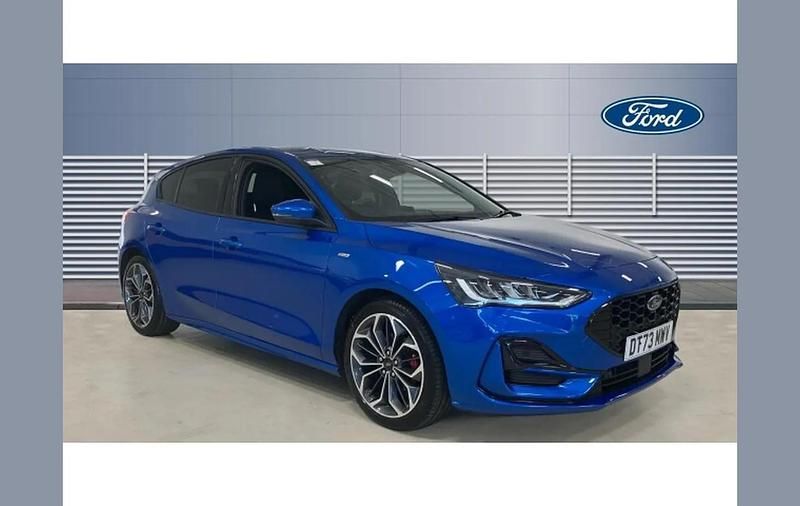 Blue Used 2023 Ford Focus ST-Line X Hatchback | £21,294 (A bit pricey) - Image 1/4
