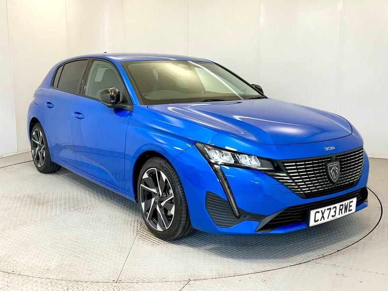 Blue Used 2023 Peugeot 308 Allure Premium Hatchback | £17,995 (Fair price) - Image 1/4