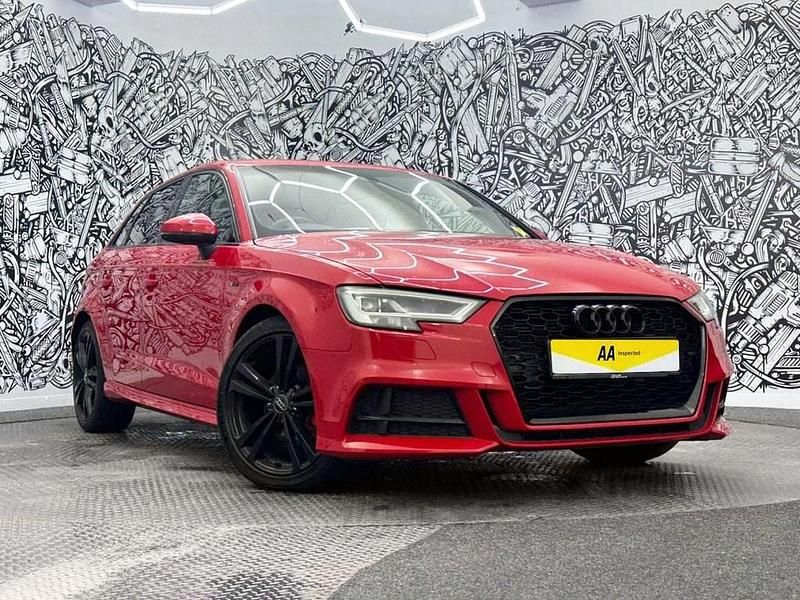 Used Audi A3 Sportback S-Line 150 HP (110 kW) 2018 Red Hatchback