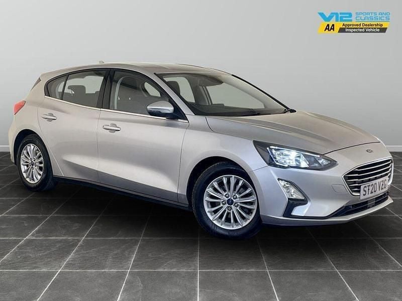 Silver Used 2020 Ford Focus Titanium Hatchback | £11,495 (Good price) - Image 1/2
