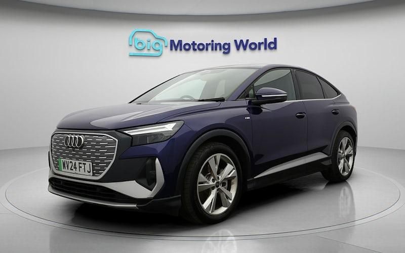 Used Audi Q4 Sportback e-tron S-Line 250 kW (340 HP) 2024 Blue SUV