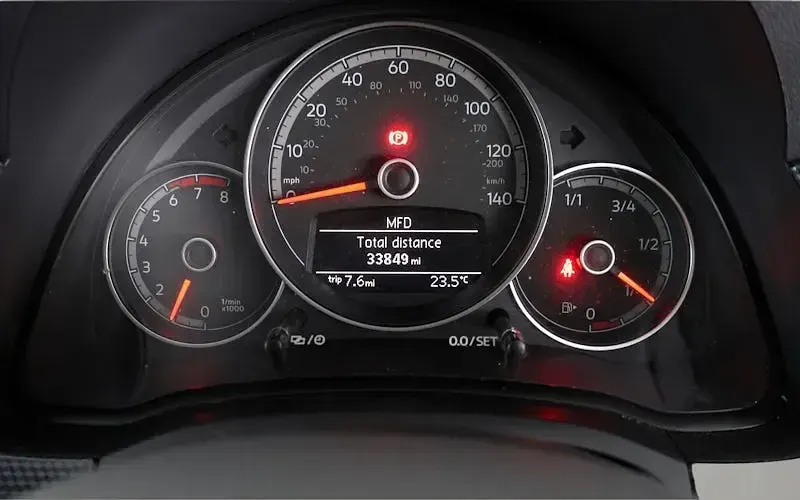 Used VW up! Black Edition 65 HP (47 kW) 2023 Red Hatchback