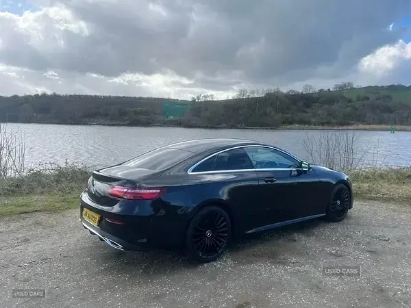 Used Mercedes E220 AMG line 194 HP (142 kW) 2019 Black Coupe