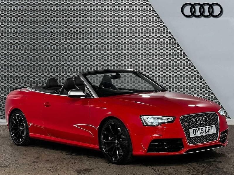 Used Audi RS5 Advanced 450 HP (330 kW) 2015 Red Cabriolet