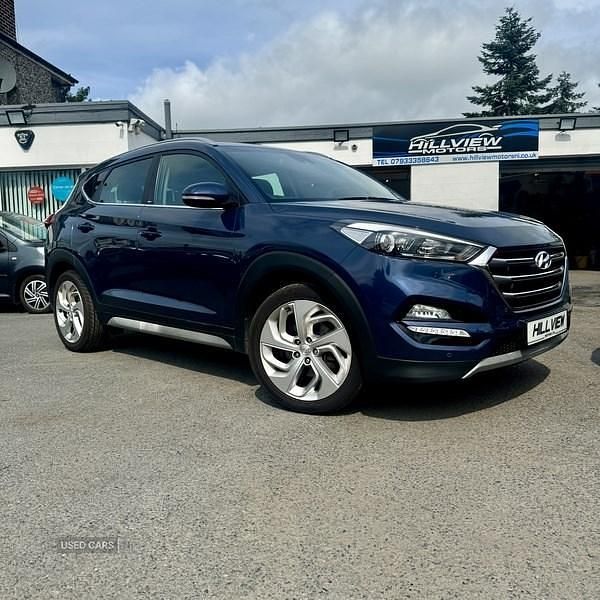 Blue Used 2018 Hyundai Tucson Edition SUV | £12,995 (Fair price) - Image 1/4