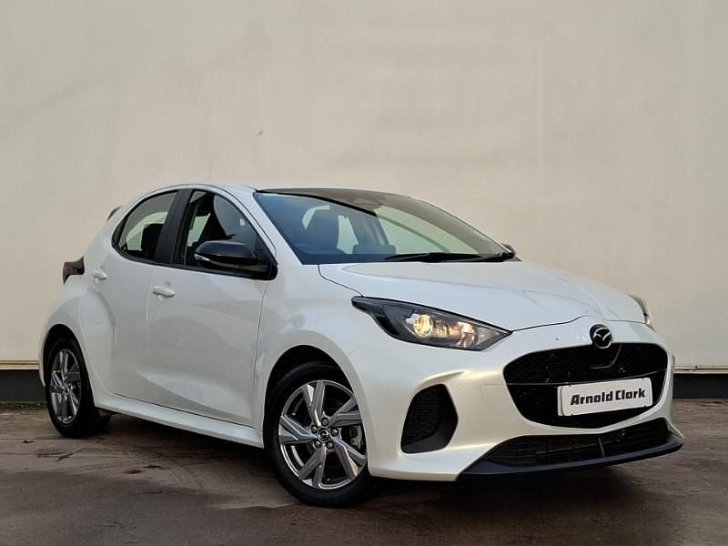 White Used 2024 Mazda 2 Exclusive-Line Hatchback | £15,998 (Fair price) - Image 1/4