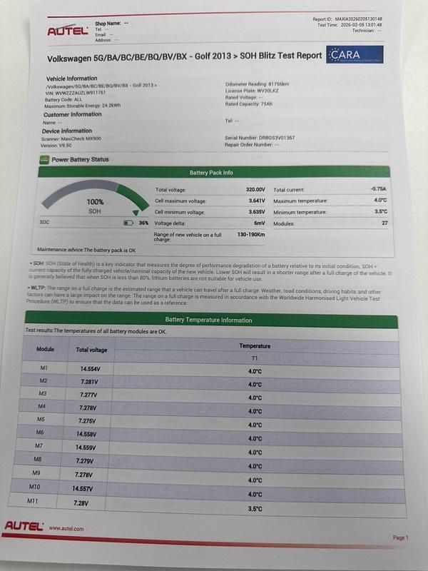 Used VW e-Golf 99 kW (135 HP) 2020 Grey Hatchback