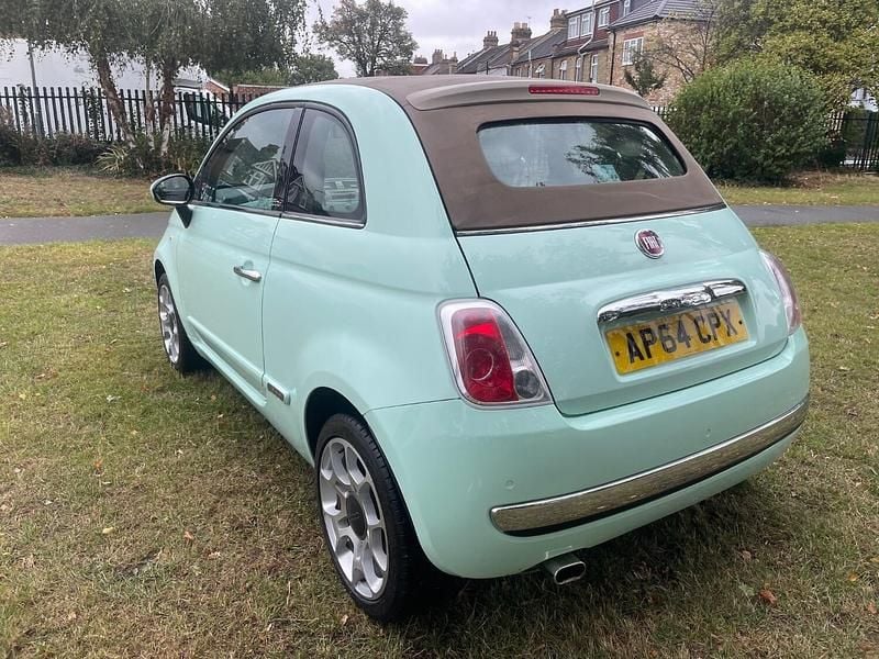 Used Fiat 500 Lounge 2015 Green Cabriolet