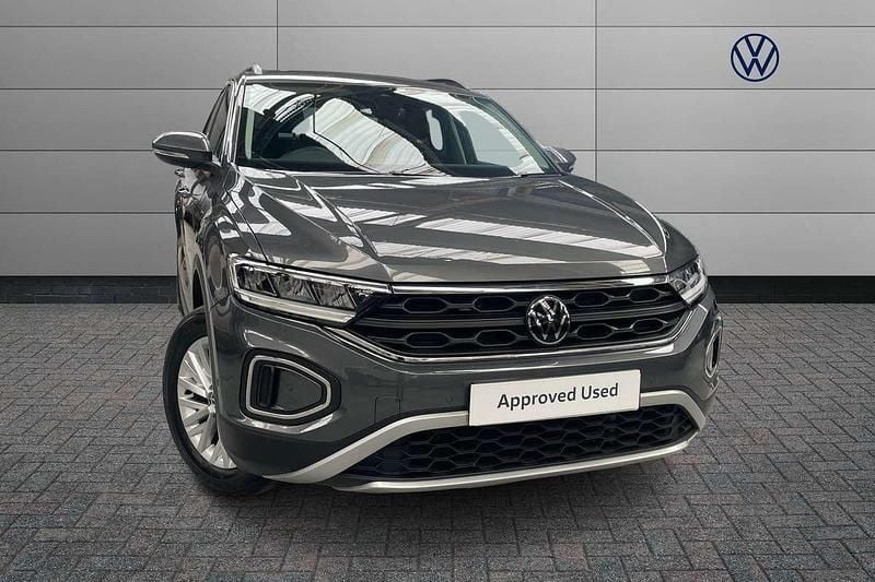 Grey Used 2023 VW T-Roc Life SUV | £21,879 (Fair price) - Image 1/4
