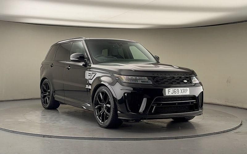 Used Land Rover Range Rover Sport SVR 575 HP (422 kW) 2019 Santorini black SUV
