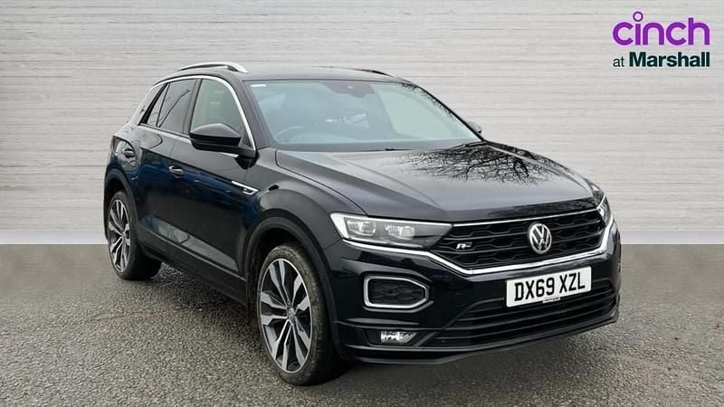 Black Used 2019 VW T-Roc R-line SUV | £18,680 (Good price) - Image 1/4