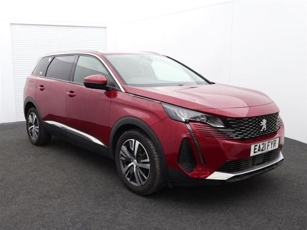 Metallic red Used 2021 Peugeot 5008 Allure Premium MPV | £16,690 (Good price) - Image 1/1