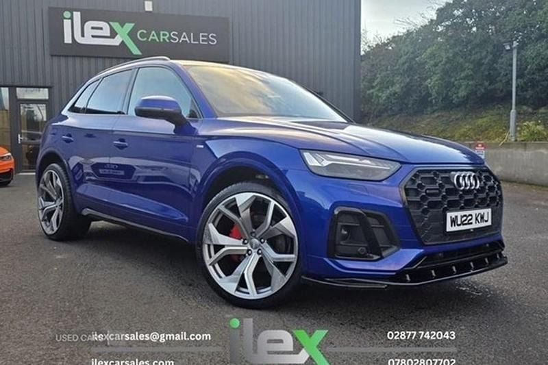 Used Audi Q5 S-Line 204 HP (150 kW) 2022 Blue SUV
