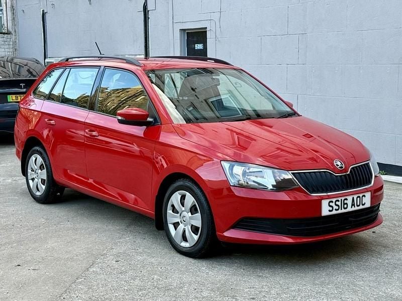 Red Used 2016 Skoda Fabia SE Estate | £6,295 (Fair price) - Image 1/4