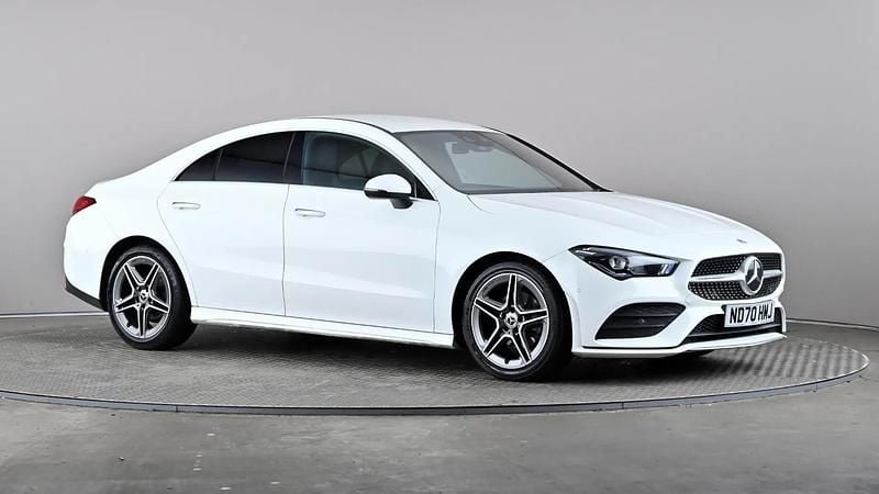 Used Mercedes CLA180 AMG Line Premium 136 HP (100 kW) 2020 White Sedan