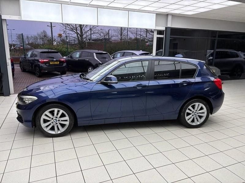 Used BMW 118 Sport Line 136 HP (100 kW) 2016 Blue Hatchback