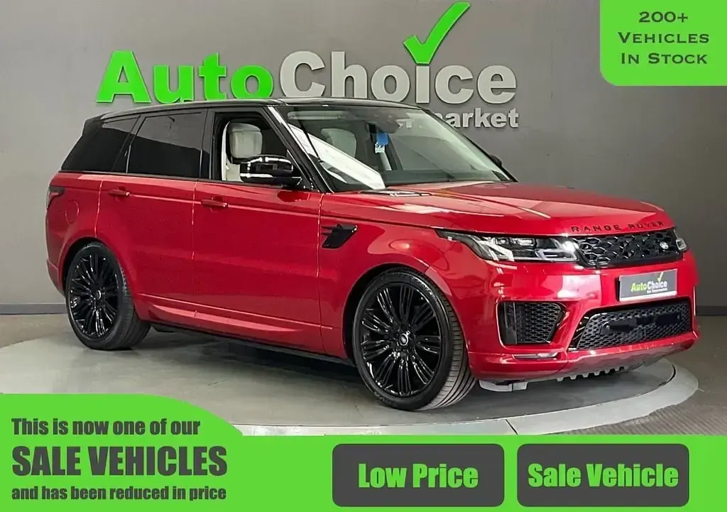 Używany Land Rover Range Rover Sport Autobiography Dynamic 2018 Czerwony SUV