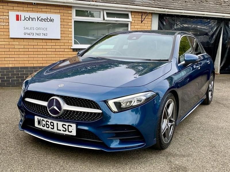 Blue Used 2020 Mercedes A200 AMG line Hatchback | £16,299 (Fair price) - Image 1/4