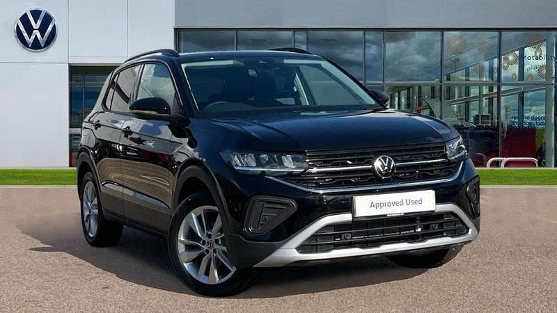 Deep black pearl New 2025 VW T-Cross Match SUV | £23,391 (Fair price) - Image 1/4