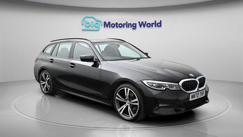 Used BMW 320 Sport Line 184 HP (135 kW) 2021 Black Estate