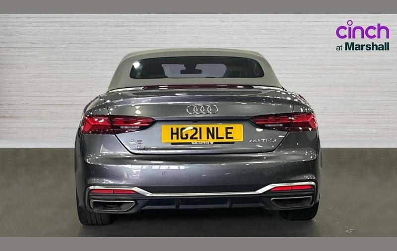 Usado Audi A5 Cabriolet S-Line 200 HP (147 kW) 2021 Cinzento Cabrios
