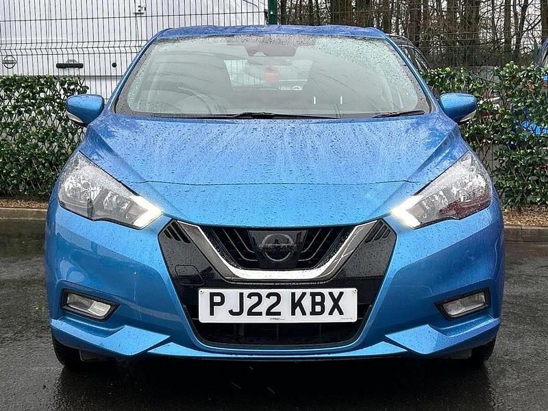Used Nissan Micra Acenta 92 HP (67 kW) 2022 Blue Hatchback